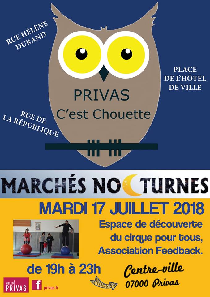 Marché nocturne de privas 