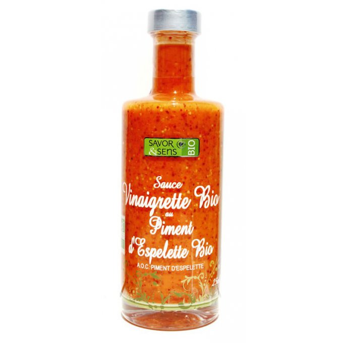 Vinaigrette bio au piment d'Espelette