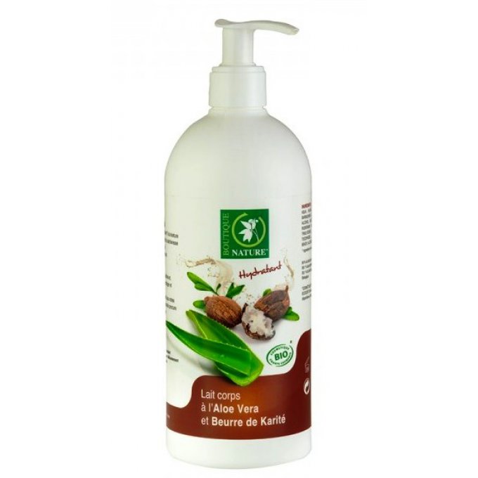 Lait corps Aloe Vera et beurre de karité 500 ml