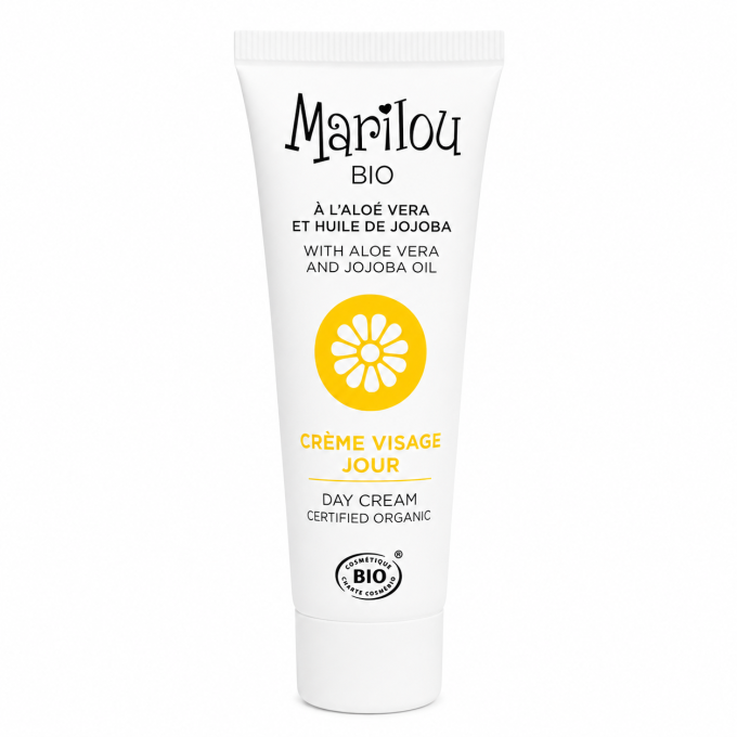 Crème Visage de Jour Bio Marilou Bio 30 ml – Aloe Vera & Jojoba