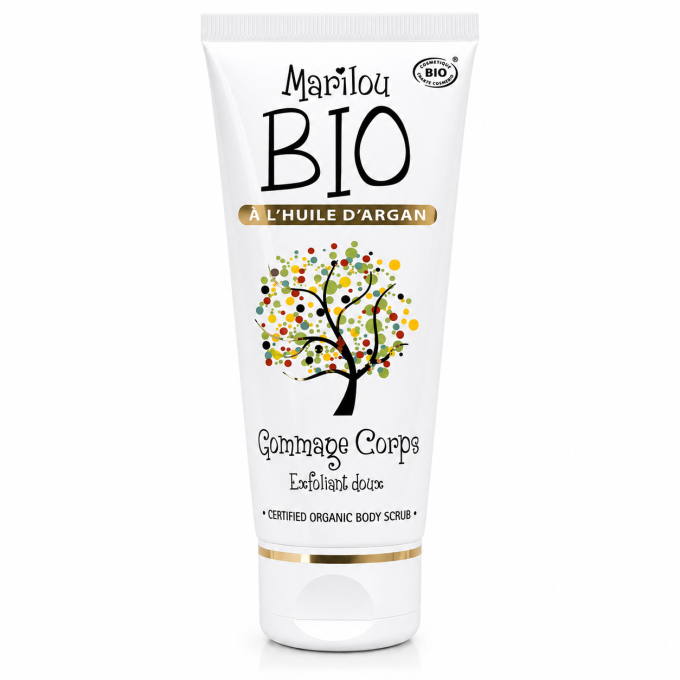 Gommage Corps Bio à l’Huile d’Argan – Marilou Bio 100 ml