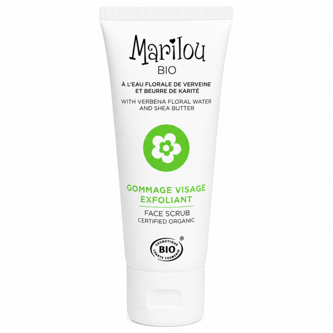 Gommage Visage Exfoliant Bio Marilou Bio 75 ml – Verveine & Karité