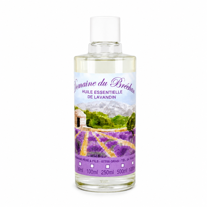 Huile Essentielle de Lavandin Ardéchois 50 ml – Domaine du Bréchon