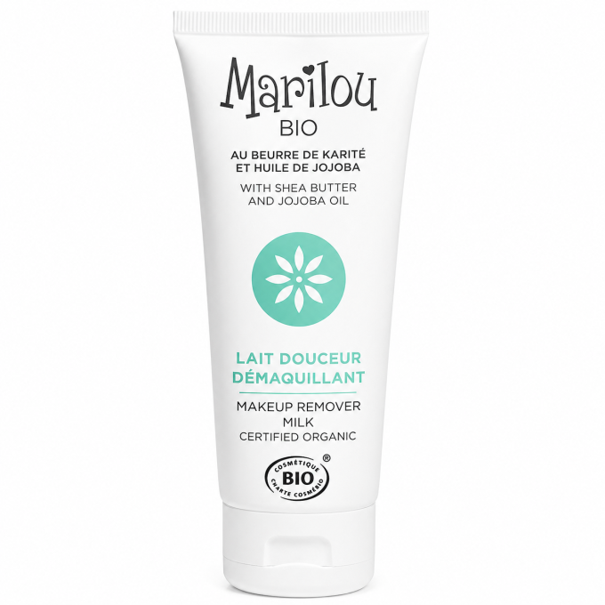 Lait Douceur Démaquillant Bio Marilou Bio 75 ml – Karité & Jojoba