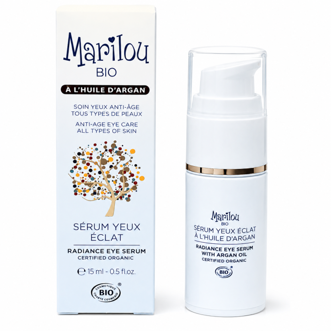 Sérum Yeux Éclat Bio à l’Huile d’Argan – Marilou Bio 15 ml