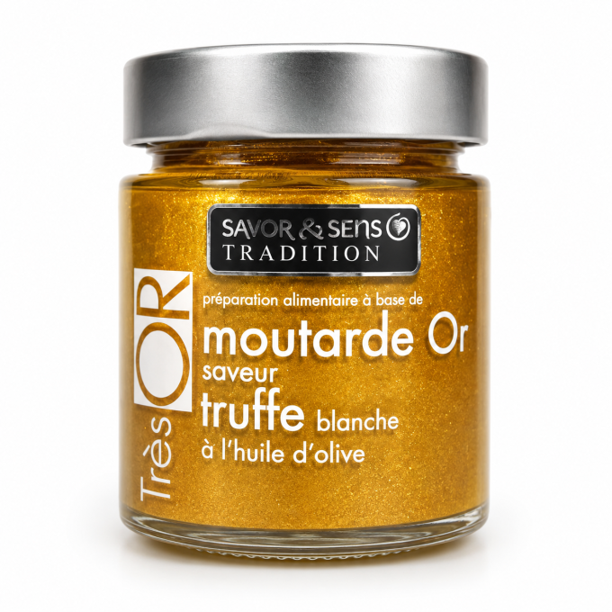 Moutarde TrésOR au jus de truffe brumale Savor & Sens 130g