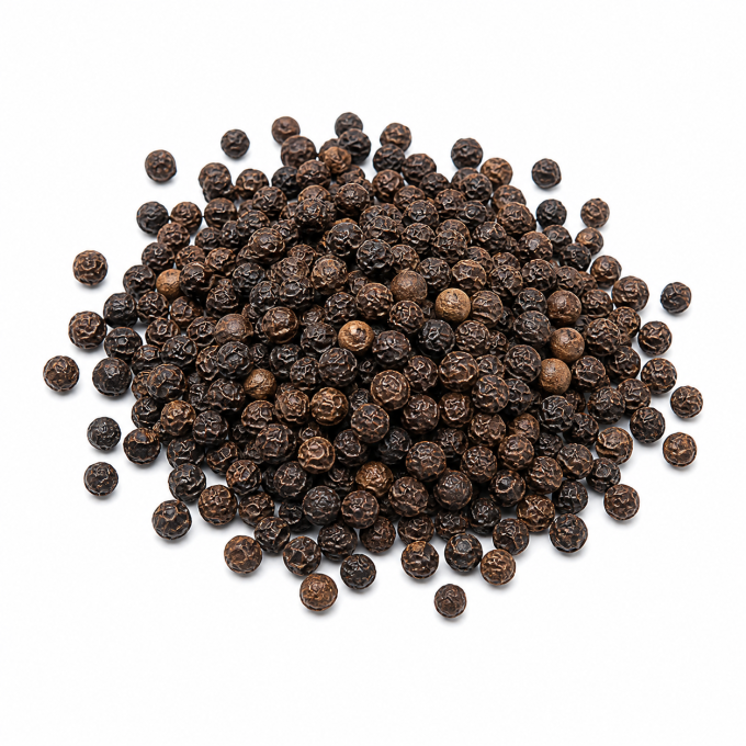 Poivre noir de Tellichery – Grand poivre d’Inde aromatique