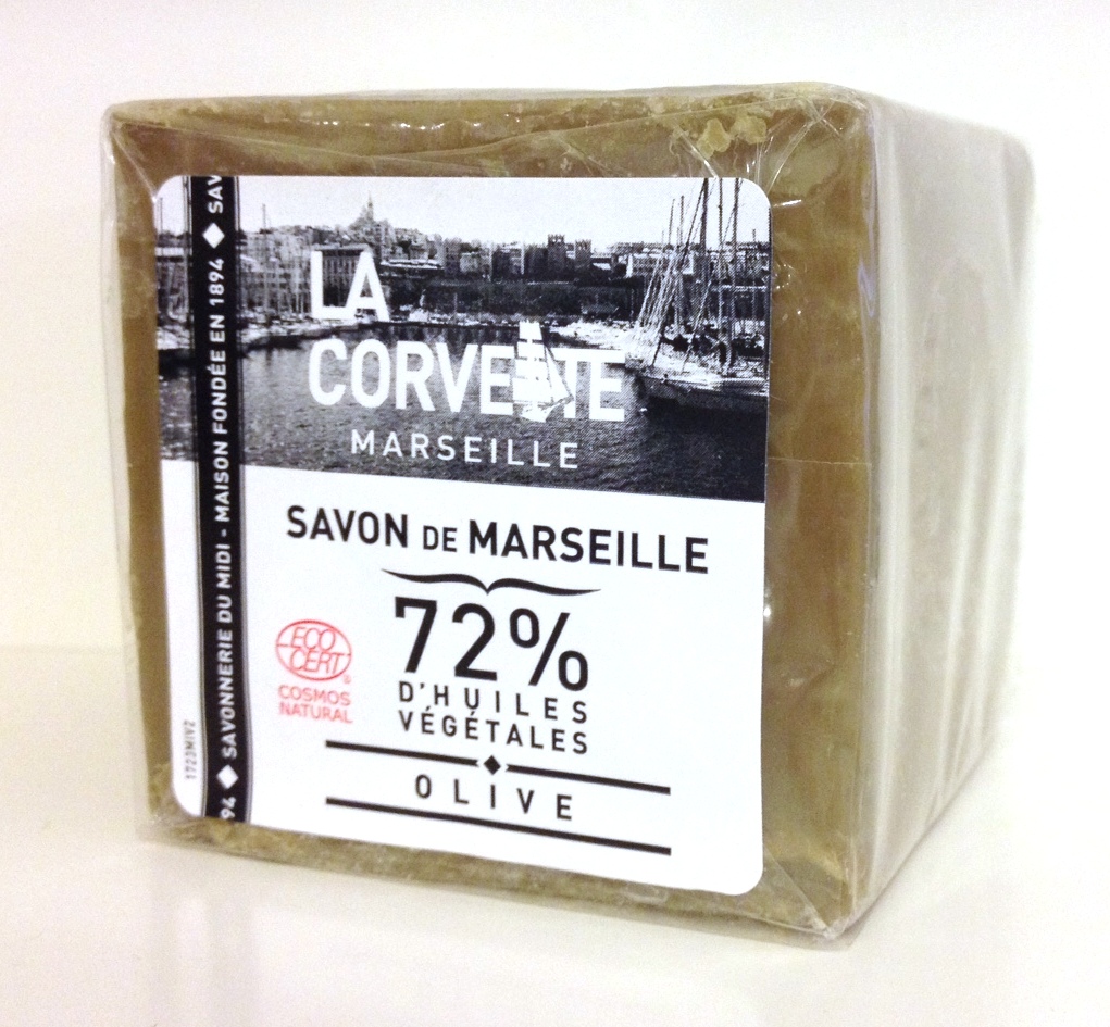 Savon de Marseille à l'huile d'olive 300 gr véritable