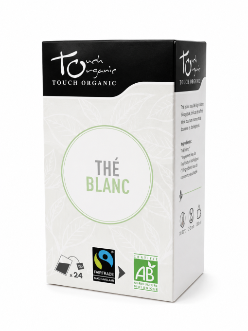 Thé Blanc Bio Touch'Organic – 24 sachets équitables