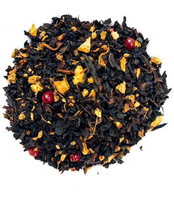 Thé Noir Passion Brûlante Bio – Gingembre, Abricot & Orange