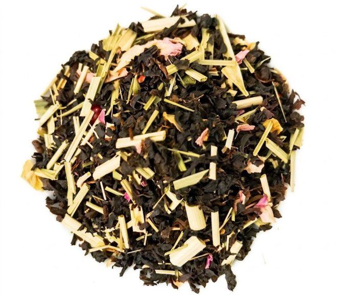 Thé Noir Rouge Désir Bio – Litchi, Cerise & Rose