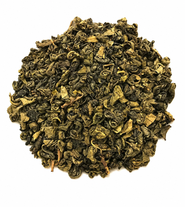 Thé Vert Bio Gunpowder – Thé Vert Chinois Traditionnel aux Feuilles Roulées