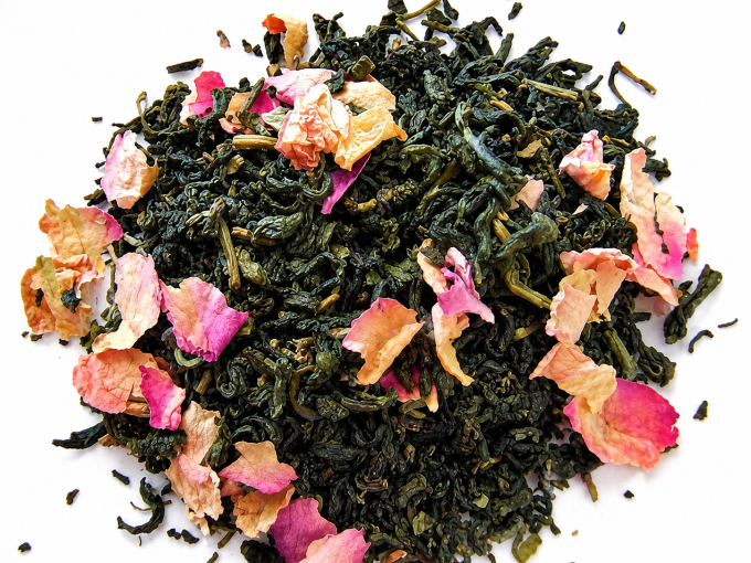 Thé Vert de Chine Rose et Jasmin Bio – Thé vert floral