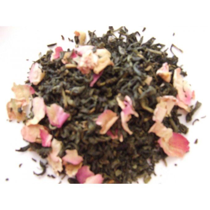 Thé vert de Chine Rose et jasmin bio