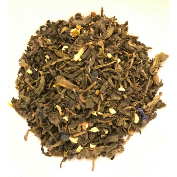 Thé vert Orange bleue biologique les 100 gr