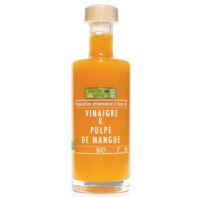 Vinaigre de cidre bio à la pulpe de mangue