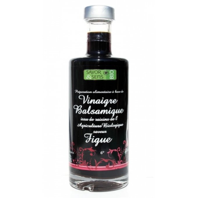 Vinaigre balsamique bio saveur figue 