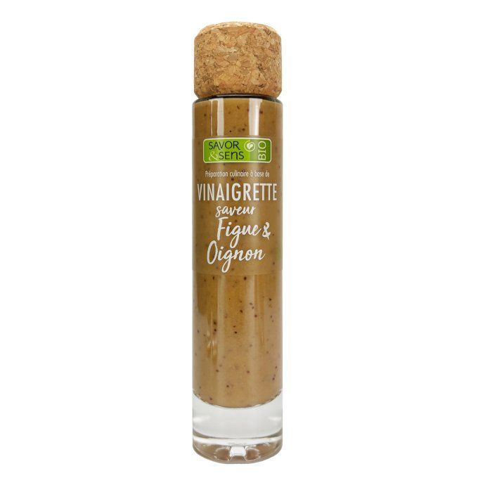 Vinaigrette bio figue oignons Savor & Sens 240g