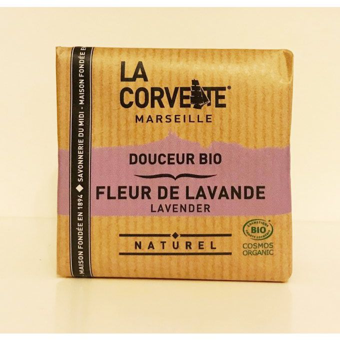 Savon douceur bio à la fleur de lavande